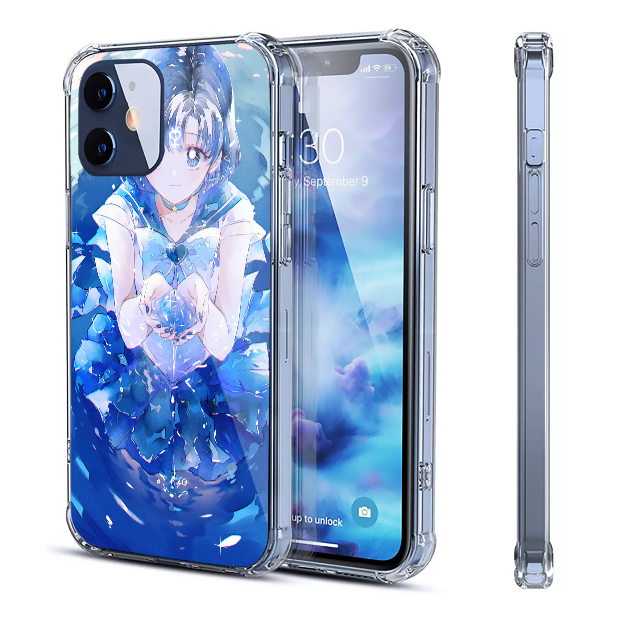 （画像用） 美少女戦士セーラームーン Sailor Moon 【iPhone 12シリーズ対応】透明スマホケース（クリアソフトケース）